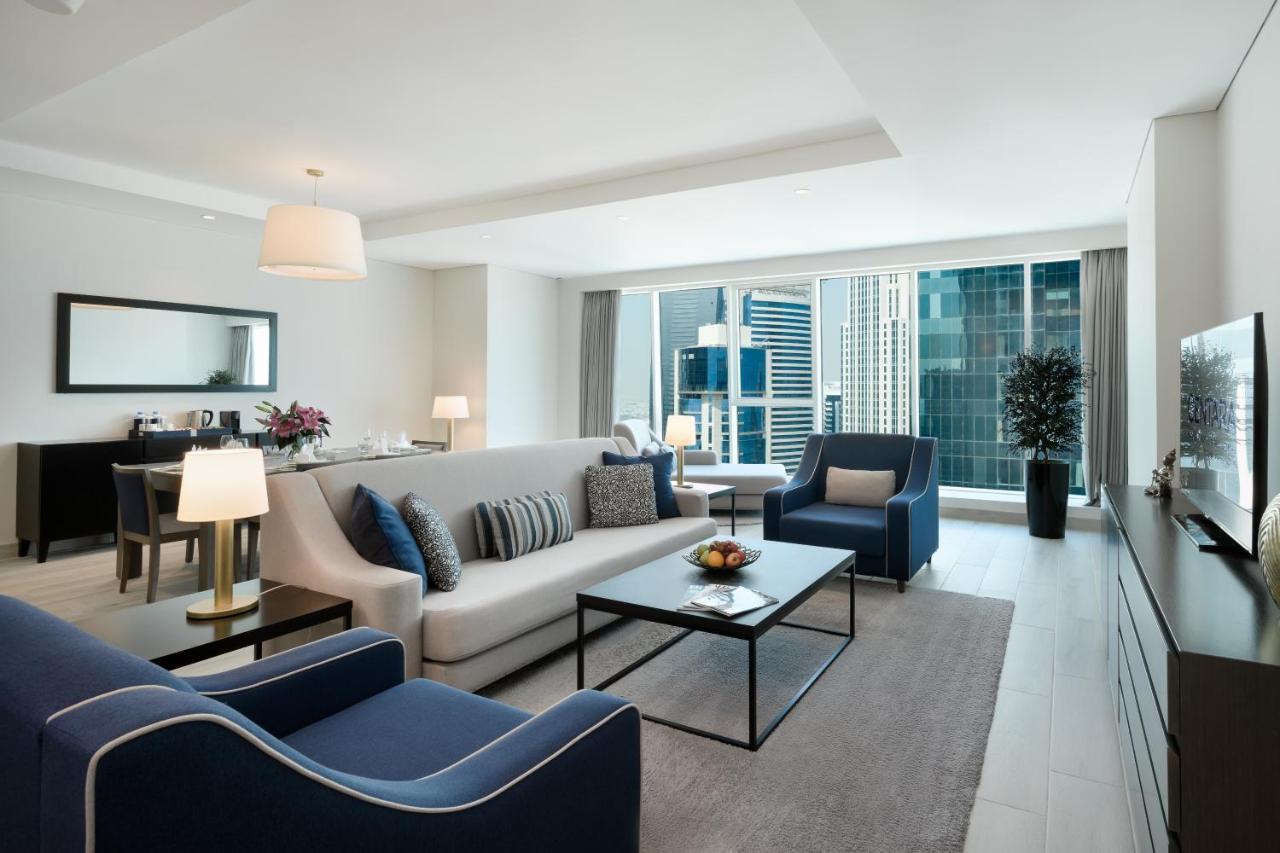 Centara West Bay Hotel & Residences Doha Exterior photo A living room in a typical apartment