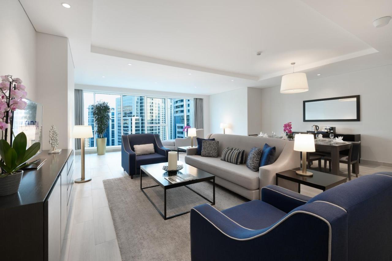 Centara West Bay Hotel & Residences Doha Exterior photo A living room in a typical apartment